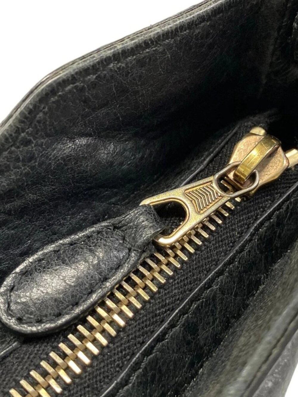 BALENCIAGA The Giant Hip 237203 Black Leather Shoulder Bag - Picture 10 of 15